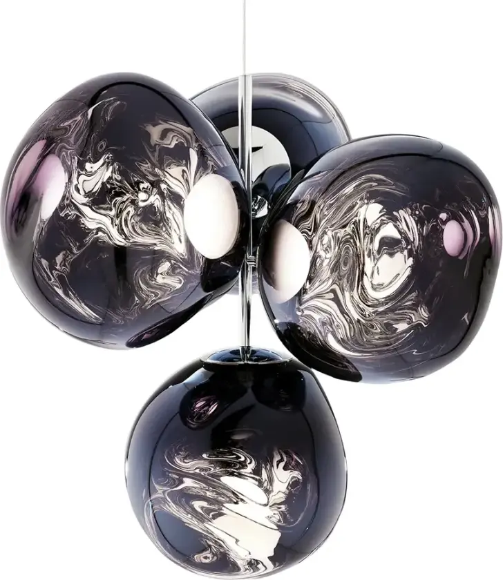 Melt Chandelier Small Smoke LED