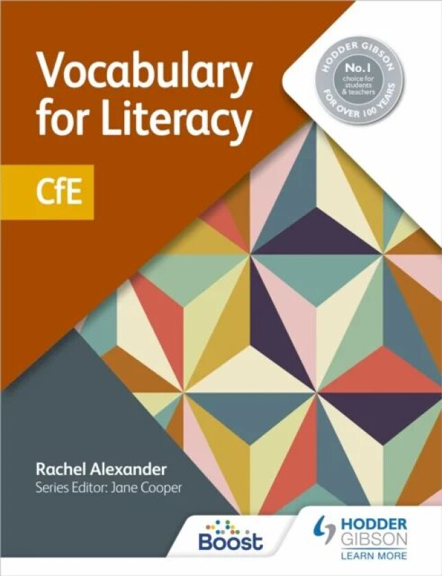 Vocabulary for Literacy: CfE av Rachel Alexander, Jane Cooper