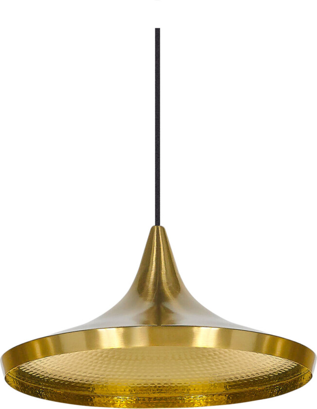 Beat Wide Pendant - Borstad mässing - Pendellamper - Gull