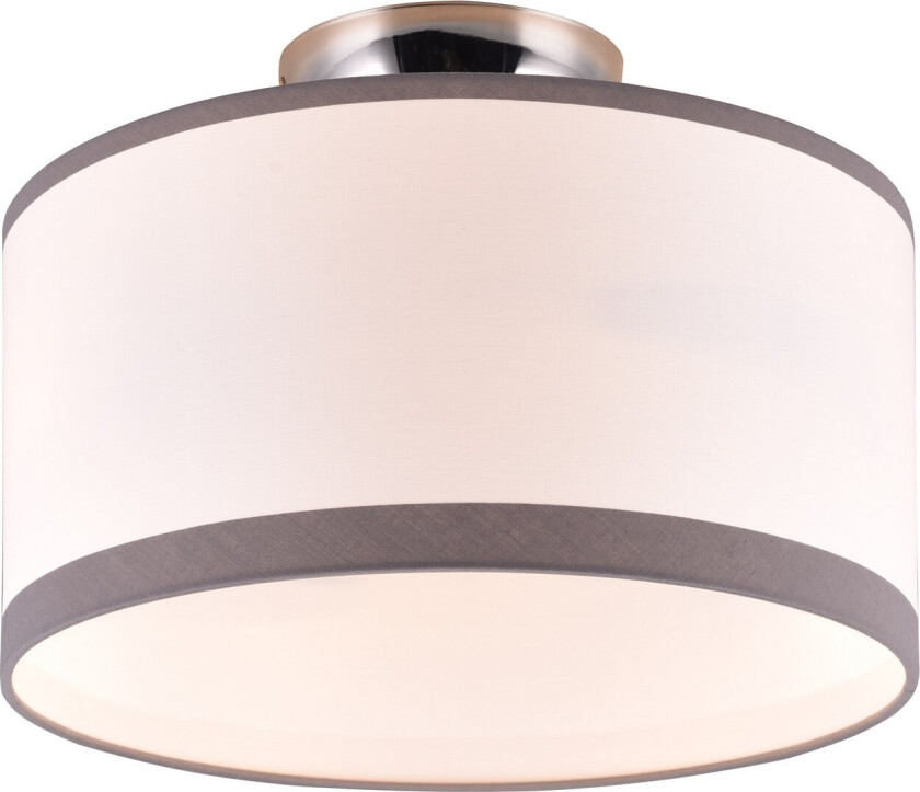 Davos Plafond 30 cm 2xE14 krom/hvit