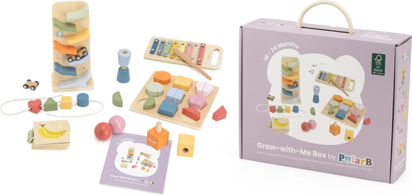 PolarB Grow-with-Me Aktivitetssett Colour Crafters 18-24 Mnd - Aktivitetsleker