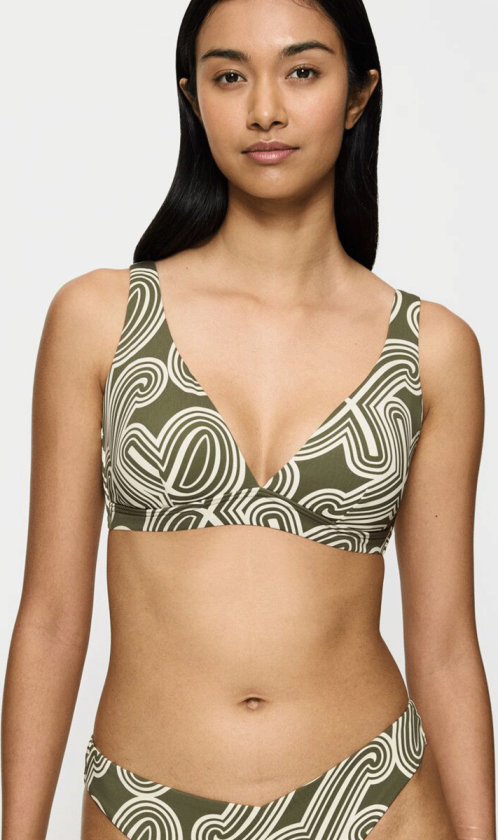 Flex Smart Summer P Plunge bikinitopp uten bøyle, multi, Størrelse: 4, Kvinner