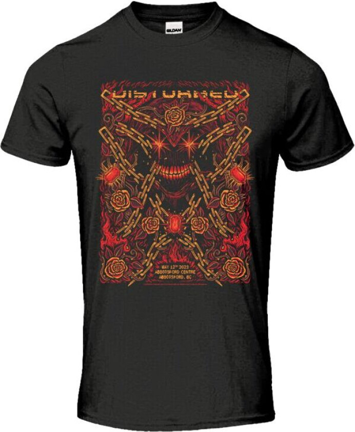 T-skjorte - Abbotsford Poster - S til XXL - Herrer - svart