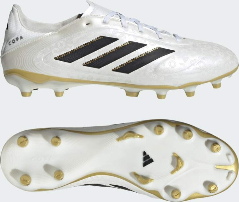 Copa Pure League III FG/AG Road to Glory - Fottøy Hvit/Sølv/Svart/Gull Metallisk, størrelse 44⅔