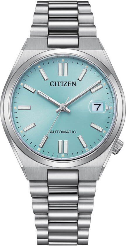 Tsuyosa Automatic NJ0200-50L - Automatisk - Sølv - Unisex - Rustfritt stål - ledd m/pin - Safir