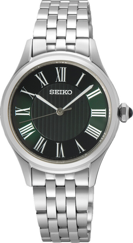 Classic Ladies SUR611P1 - Kvarts - Sølv - Dameklokker - Rustfritt stål - ledd m/pin - Safir