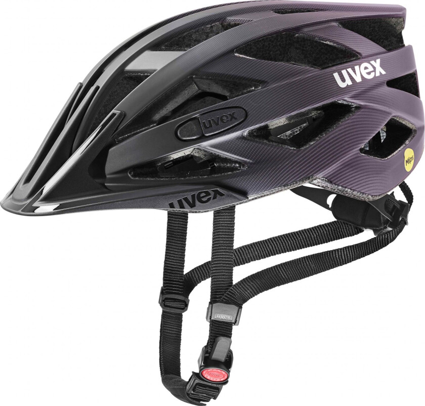 i-vo cc MIPS, Sykkelhjelm, Black-Plum Matt