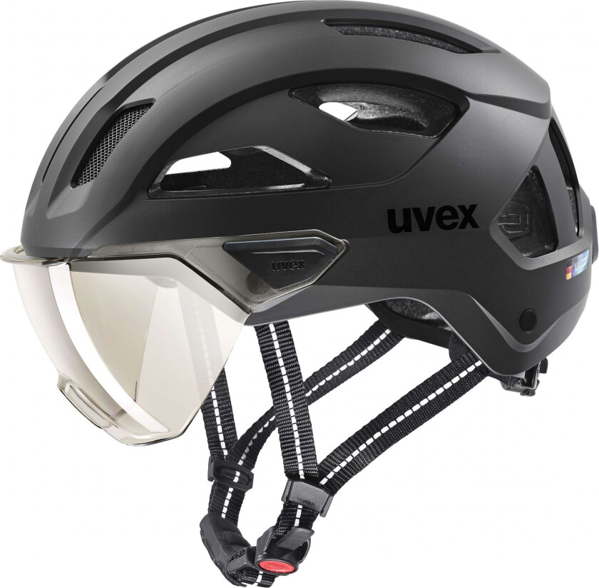 stride visor, Sykkelhjelm, Black Matt