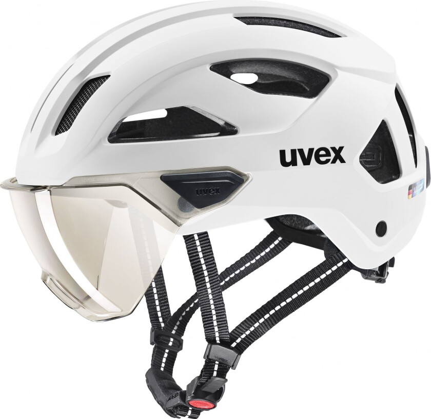stride visor, Sykkelhjelm, White Matt