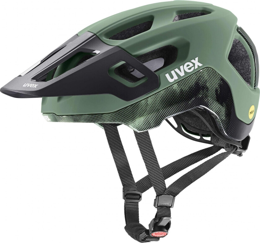 react MIPS, Sykkelhjelm, Moss Green-Black Matt