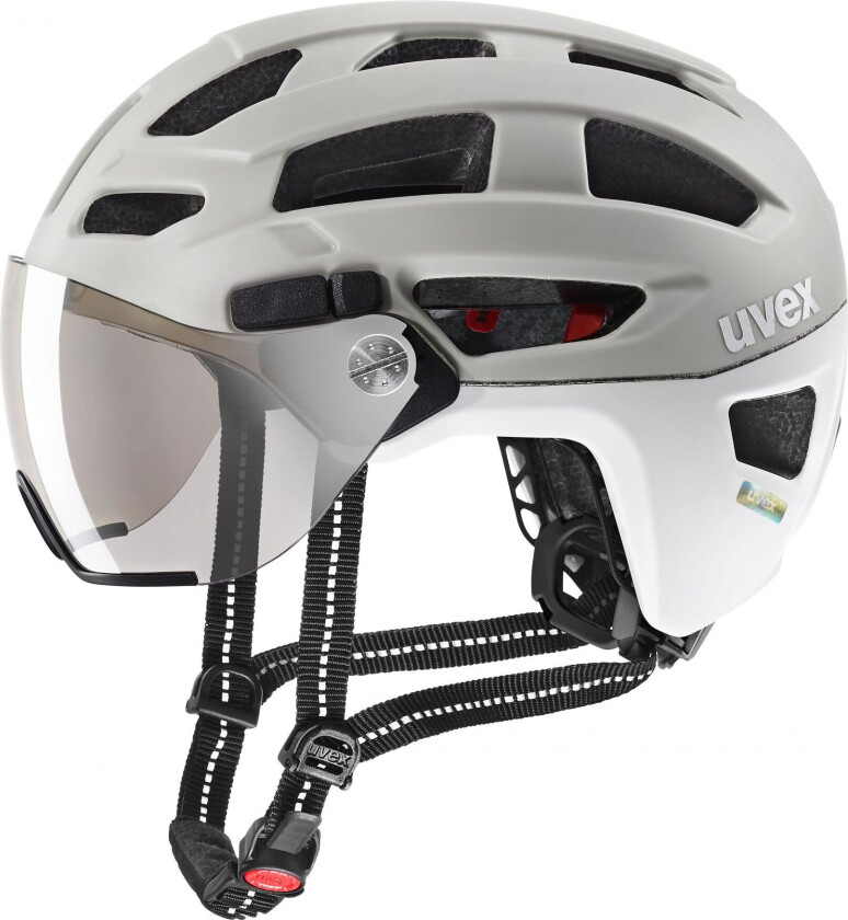 finale visor, Sykkelhjelm, Sand-White Matt