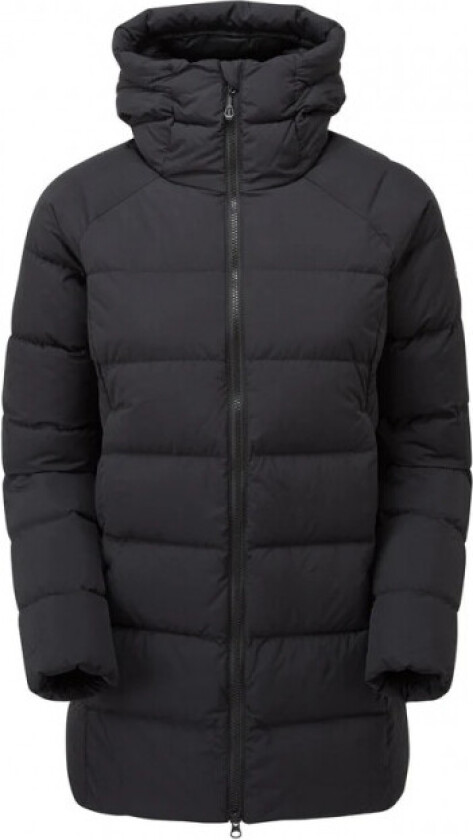 F Tundra Hoodie, dunjakke, dame, svart
