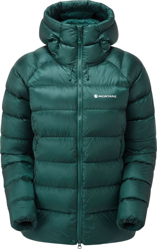 F Anti-Freeze Xt Hoodie, dunjakke, dame, grønn