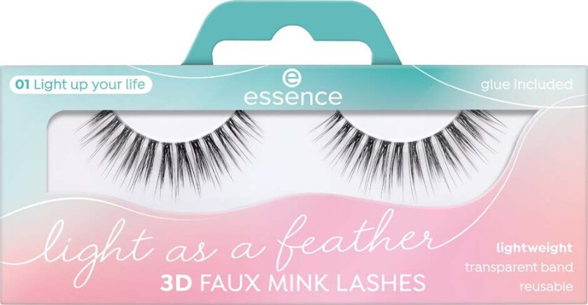 Light As A Feather 3D Faux Mink Lashes 01 Light up your life