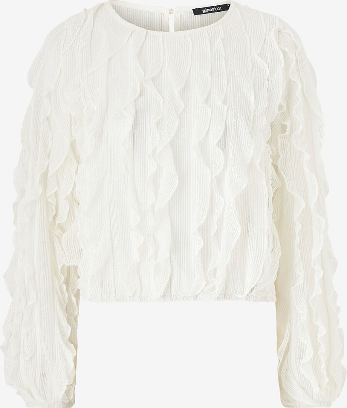 Topp Frill Top - Natur