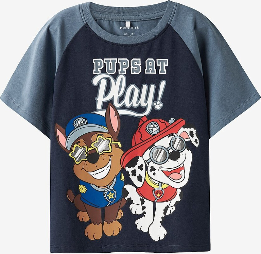 T-skjorte nmmMulin Pawpatrol Nreg SS Top Cplg - Grå