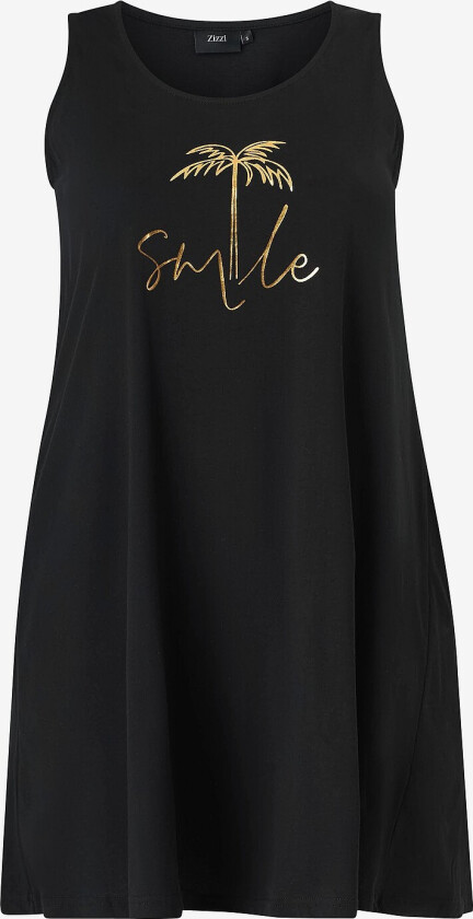 Kjole vEvelyn S/L Abk - Svart
