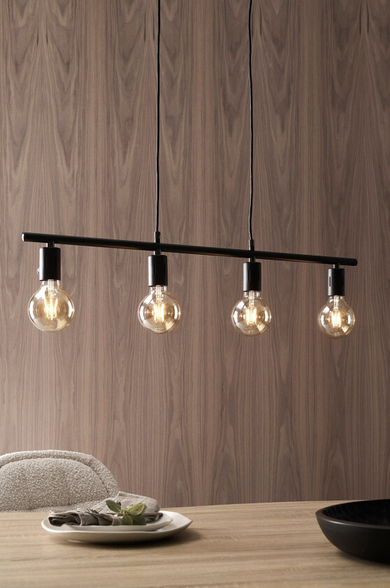 Taklampe Sander 4L - Svart