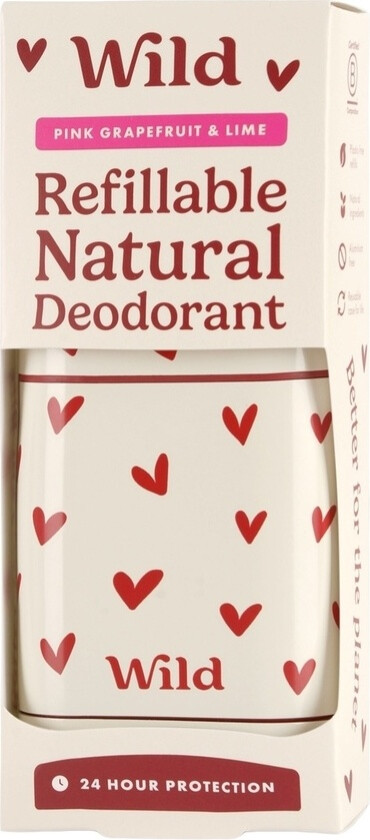 Deo Heart Case Pink Grapefruit & Lime 40g