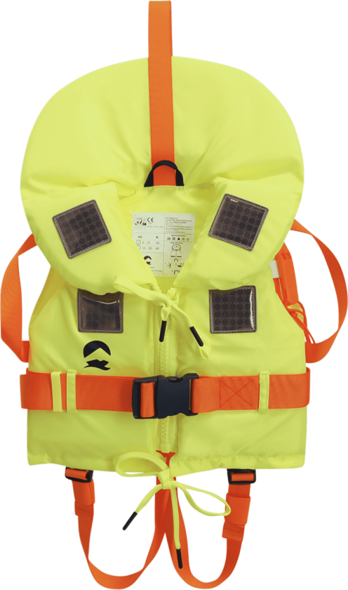 Fjord Life Jacket 100N, redningsvest, barn Yellow