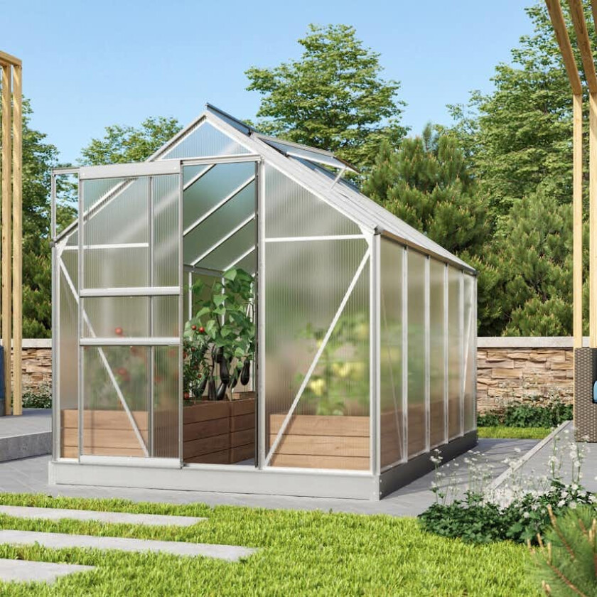 Drivhus Vitavia Venus med Sokkel 6,2 kvm