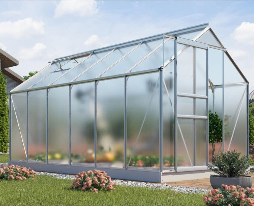 Drivhus Vitavia Venus med Sokkel 7,5 kvm