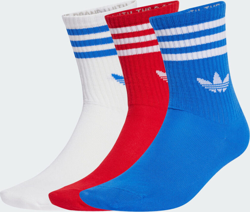 3-Stripes Crew Sokker, 3 par