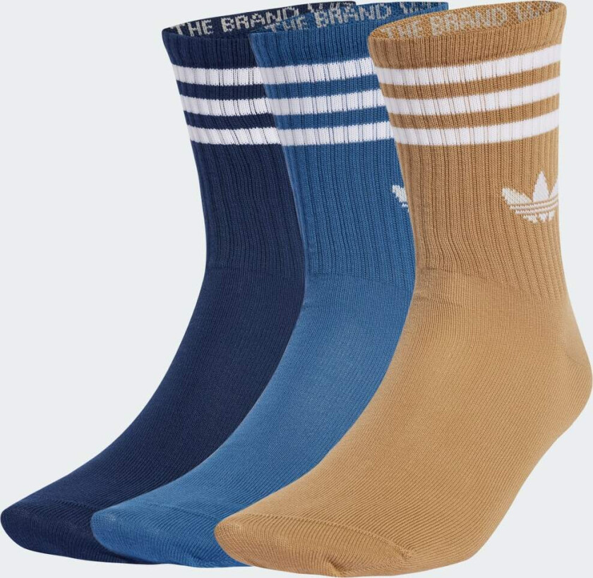 3-Stripes Crew Sokker, 3 par