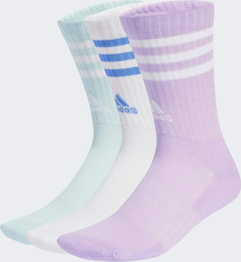 3-Stripes Cushioned Crew Sokker, 3 par
