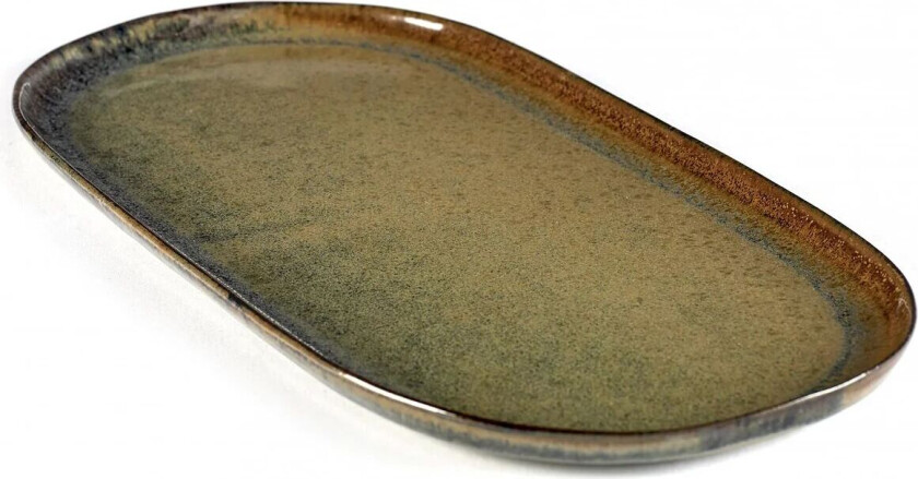 Surface tapastallerken 17x35,5 cm Indi grey