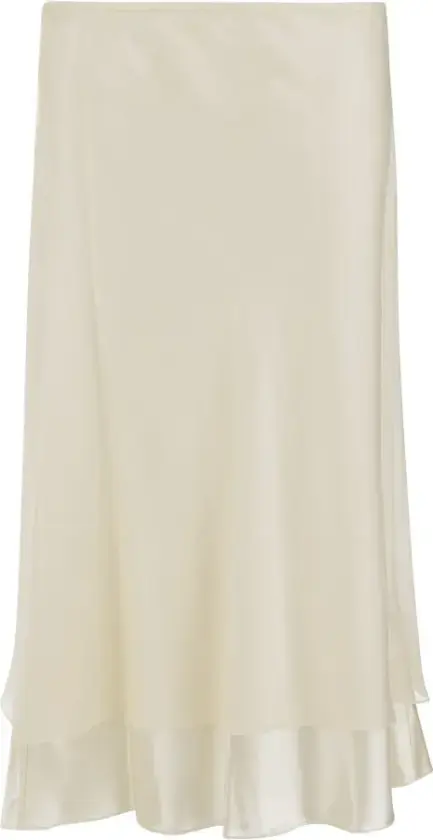 Dame, Skjørt, Beige, M