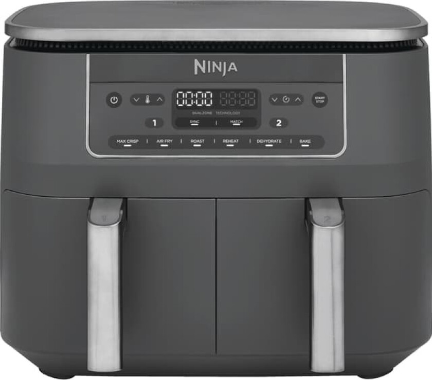 Dual Zone airfryer DZ100 (Gun metal grey)