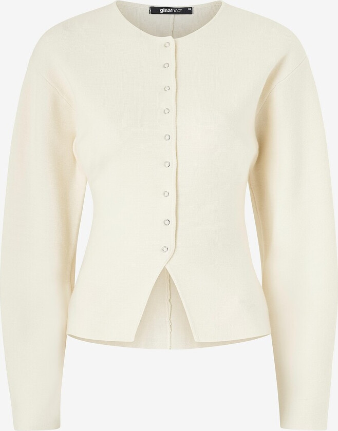 Kardigan Knitted Sculptured Cardigan - Beige