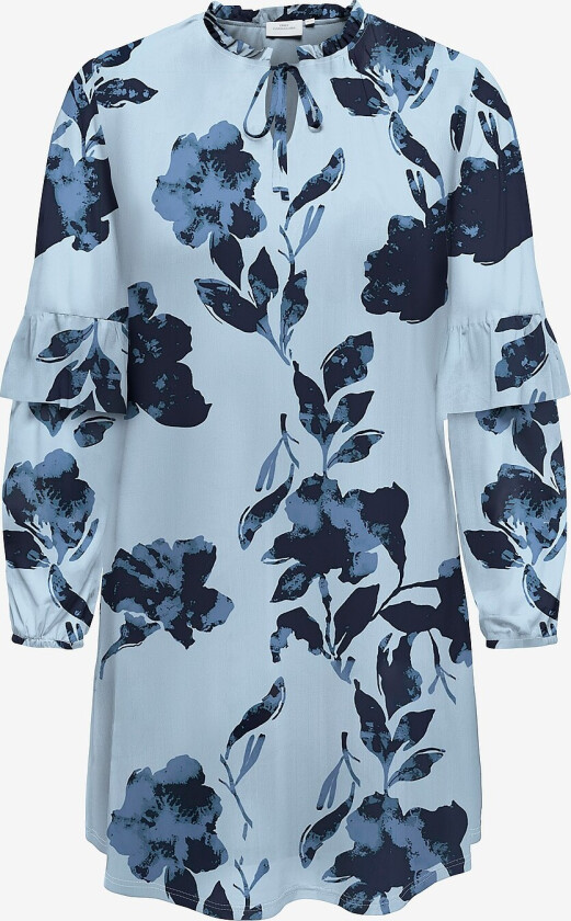 Kjole carCarti O-neck Abk Dress Jrs - Blå