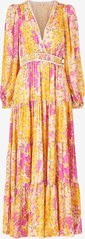 Maxikjole Satin Maxi Dress - Flerfarget