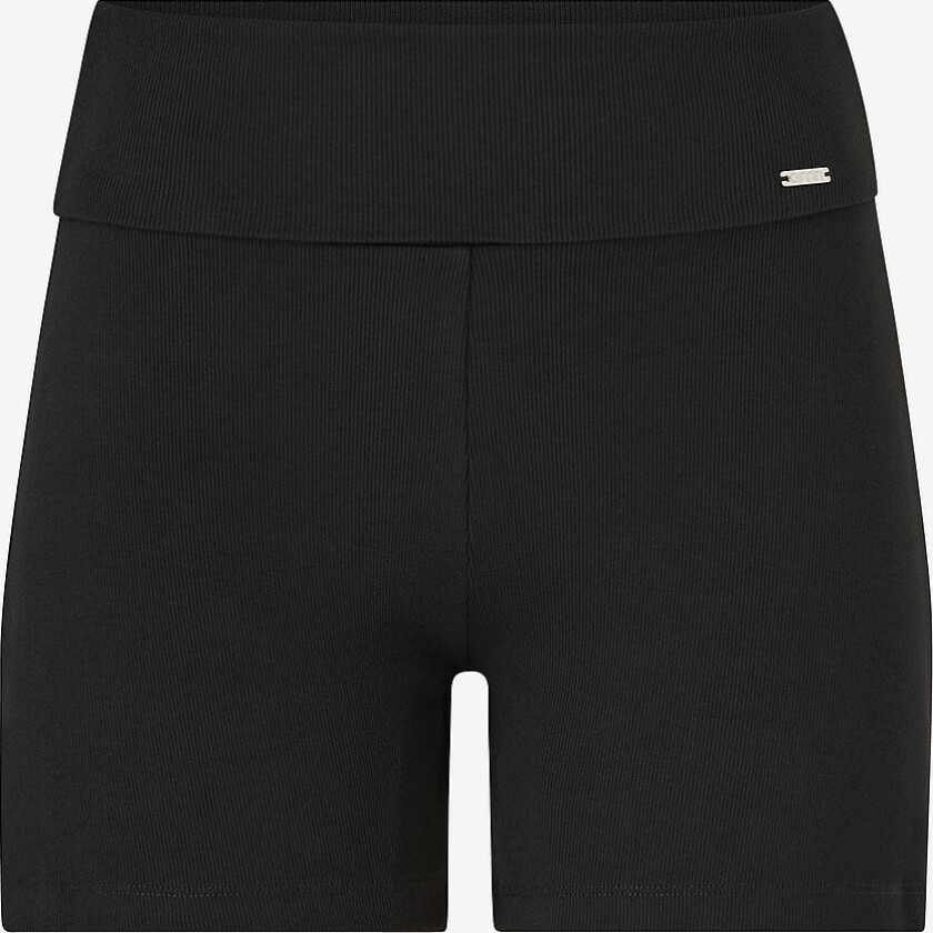 Shorts Ease Ribbed Shorts - Svart