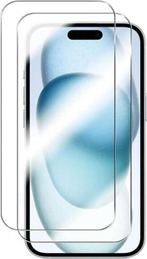 2-Pack iPhone 16 Pro Full Cover Skjermbeskytter HD herdet glass