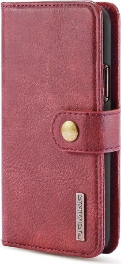 DG.MING iPhone 11 Pro Split Lommebok-deksel i Lær - Burgund