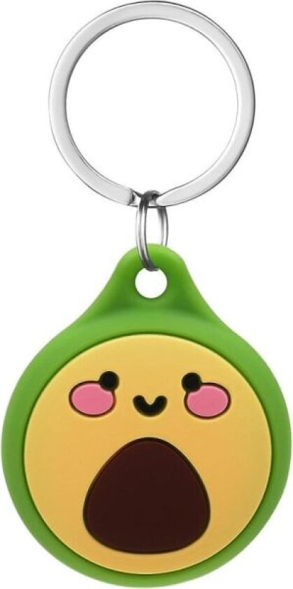 1 stk. Airtag-holder, søt tegneserie myk silikon nøkkelring beskyttende deksel kompatibel med Airtag, for hundekrage, bagasje DB