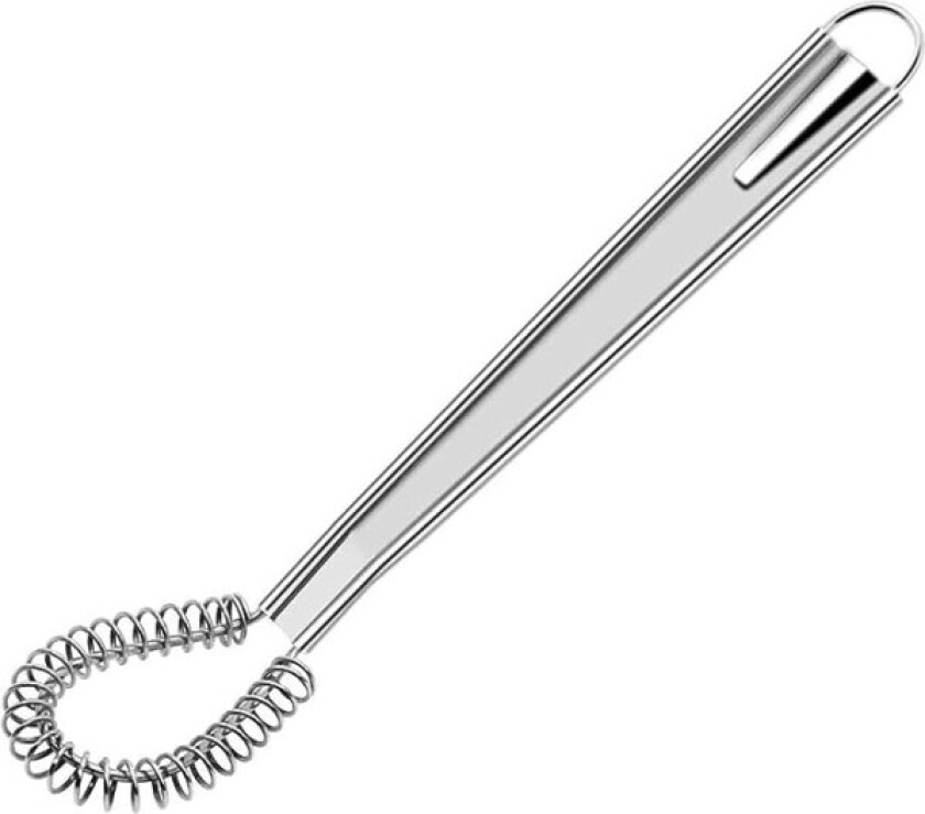 Spiral Kjøkkenvisp Magisk Skje Rustfritt Stål Vekefri Håndholdt Visp Kremet Skummingsskummer Rustfritt Stål Mini Blender Rører (Sølv)