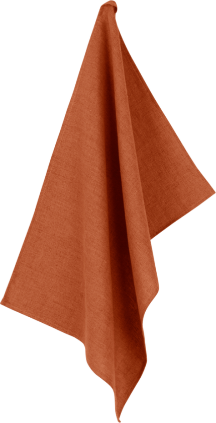 kjøkkenhåndkle 1-pk Okerbrun