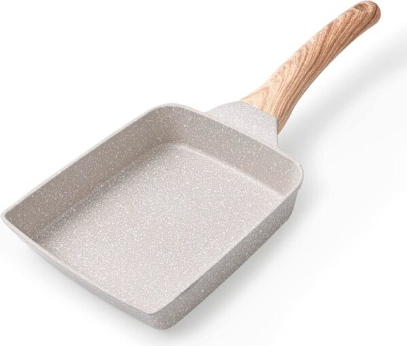 Omelettpanne Eggpanne, Non-stick Egg Stekepanne, Sunn Granitt Egg Stekepanne for Frokost