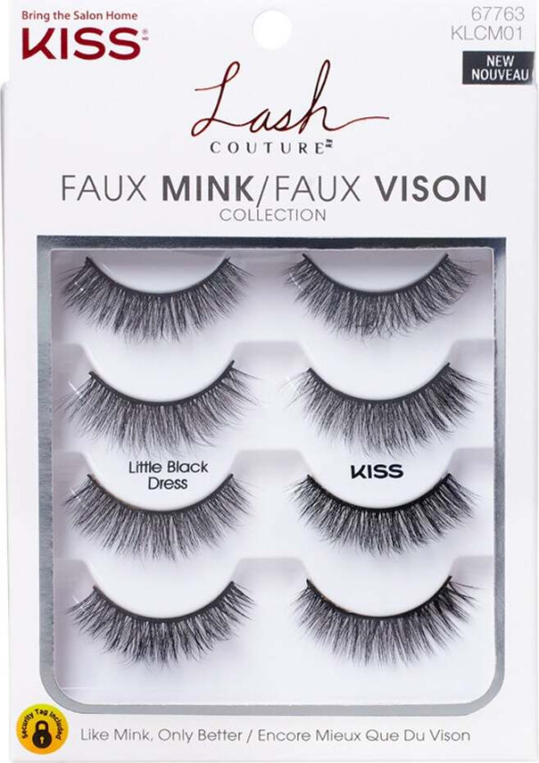 Bilde av Lash Couture Faux Mink Little Black Dress Multi Pack 4pair