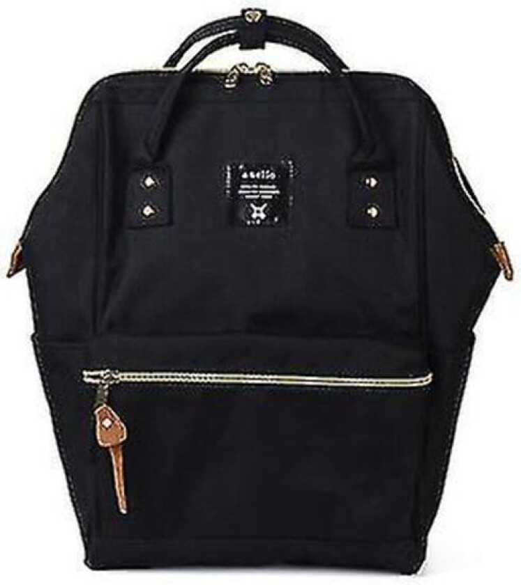 Anello Merke Dame Ryggsekk Stor Kapasitet Oxford Vanntett Skoleveske Anti-Tyveri Laptopveske Mann & Kvinne Reise Ryggsekk svart 15 Tommer