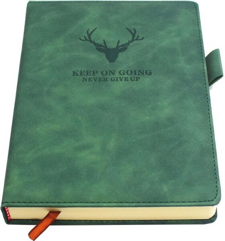 A5 Notatbok - Hardback Executive Notatbøker med Premium Tykt Papir, College Linjert Notatbok, 8,3\"×5,8\", 360 Sider (Grønn)