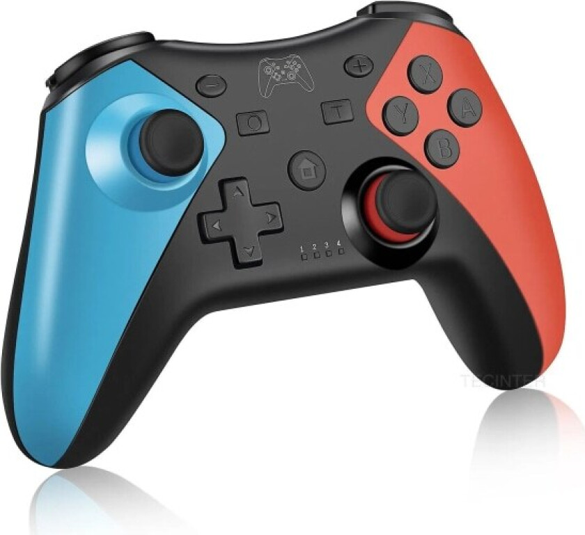 Trådløs kontroller kompatibel med Nintendo Switch, støtte for Bluetooth-gamepad for Switch Oled/Switch Lite/Android-telefon PC