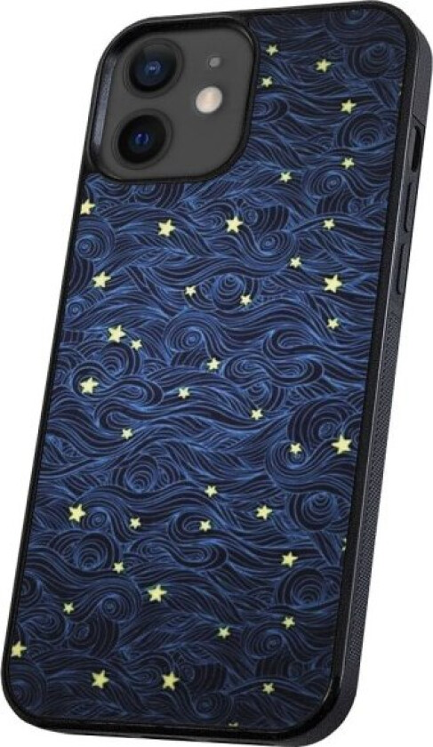 iPhone 12/12 Pro - Deksel/Mobildeksel Stjernemønster