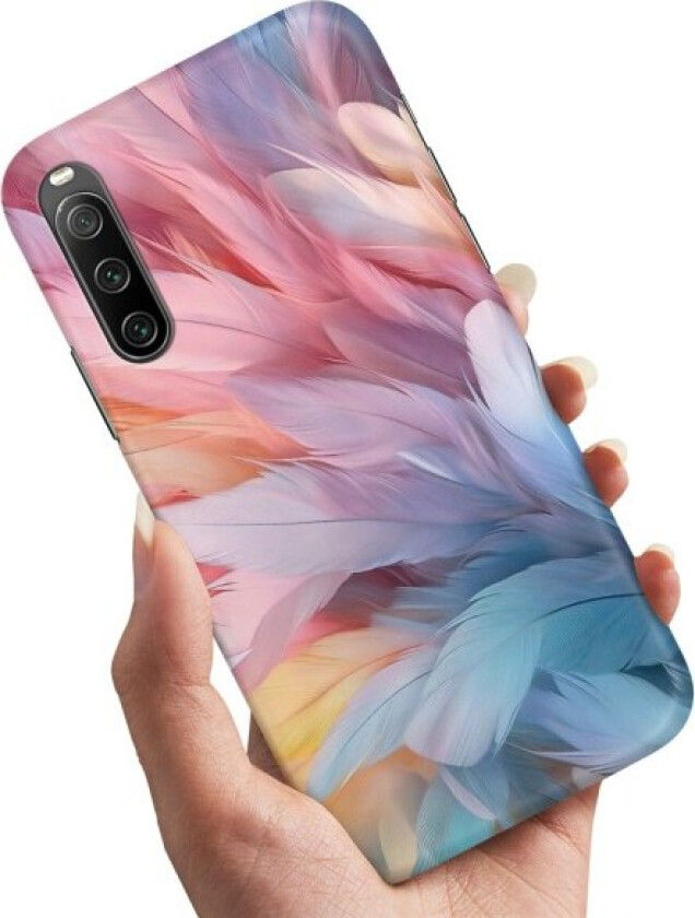 Sony Xperia 10 IV - Deksel/Mobildeksel Feathers