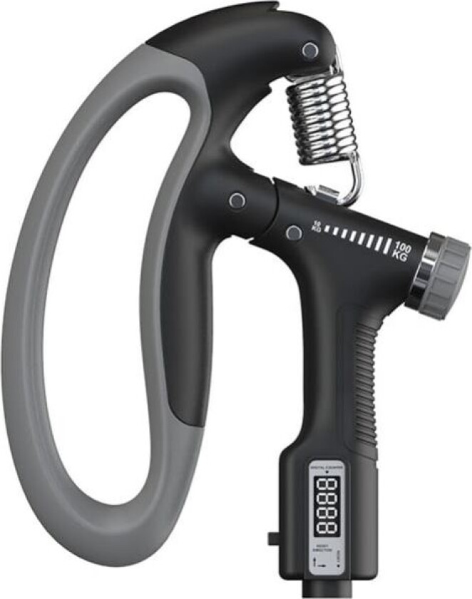 Håndgrepsforsterker 10-100kg Grip Strengthener Trainer - Justerbar håndgrepsforsterker med rustfritt