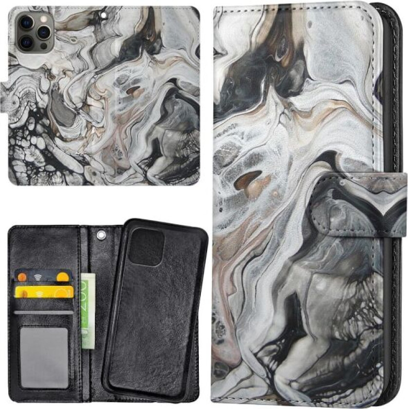 iPhone 14 Pro Max - Lommebok Deksel Marmor